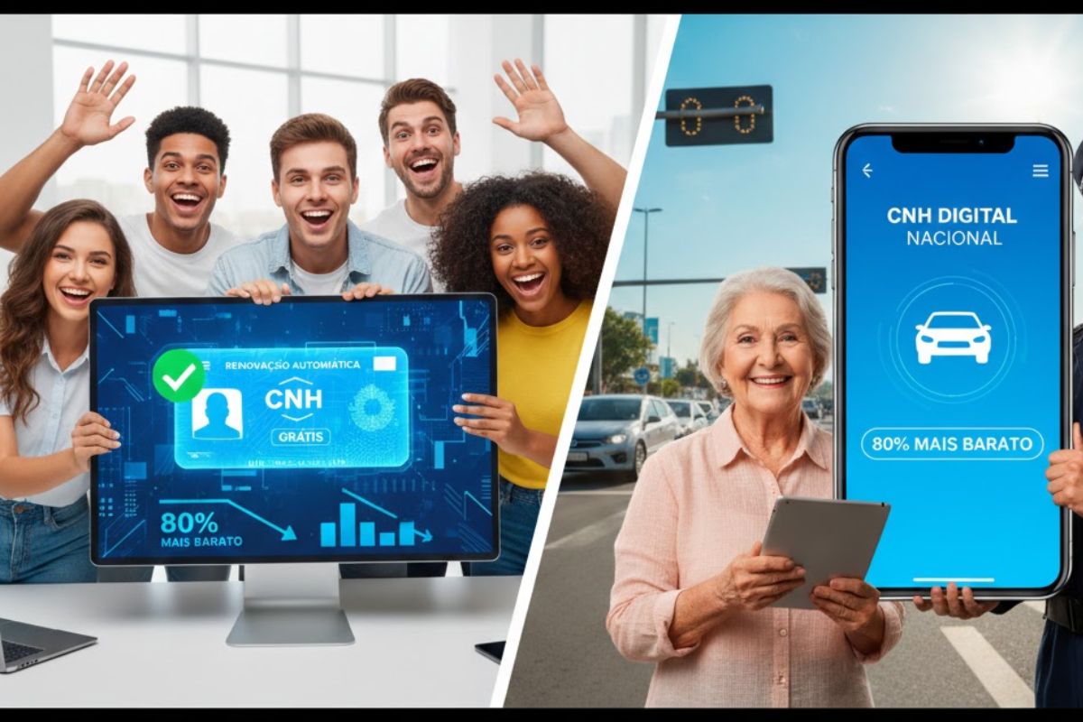 CNH terá renovação da CNH gratuita para bom condutor, fim da autoescola obrigatória e novo aplicativo CNH do Brasil para habilitação digital.