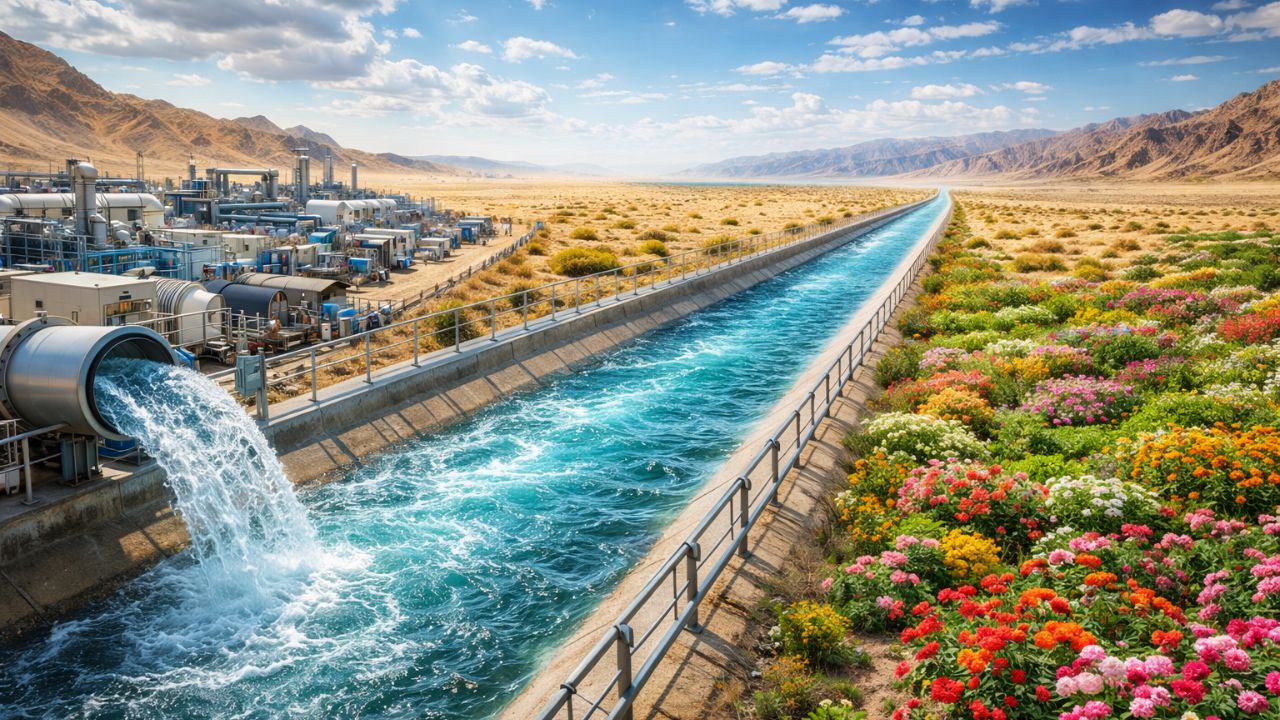 China usa 1,2 milhão de coelhos, árvores e energia solar para conter desertificação, transformar dunas em solo fértil, gerar bilhões, recuperar água subterrânea