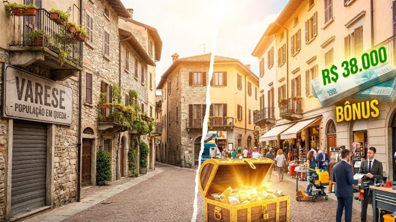 Cidade italiana oferece R$ 38 mil para novos moradores: Varese sofre com falta de mão de obra e paga bônus para quem ocupar vagas ociosas na região