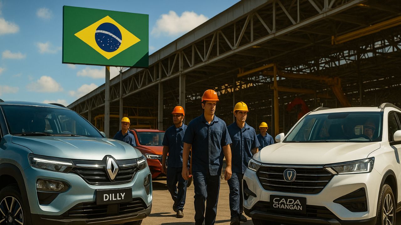 Com Renault Dilly, CAOA-Shangão, Stellantis-Leapmotor e bilhões chineses entrando no Brasil, setor automotivo vive transformação histórica marcada por tecnologia asiática