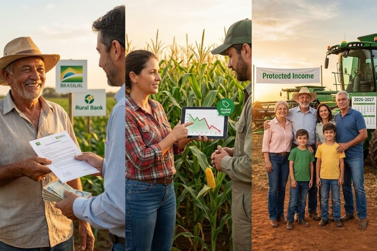 Novo benefício garante desconto no Pronaf, reforça o crédito rural e protege a agricultura familiar, ampliando apoio direto ao produtor brasileiro.