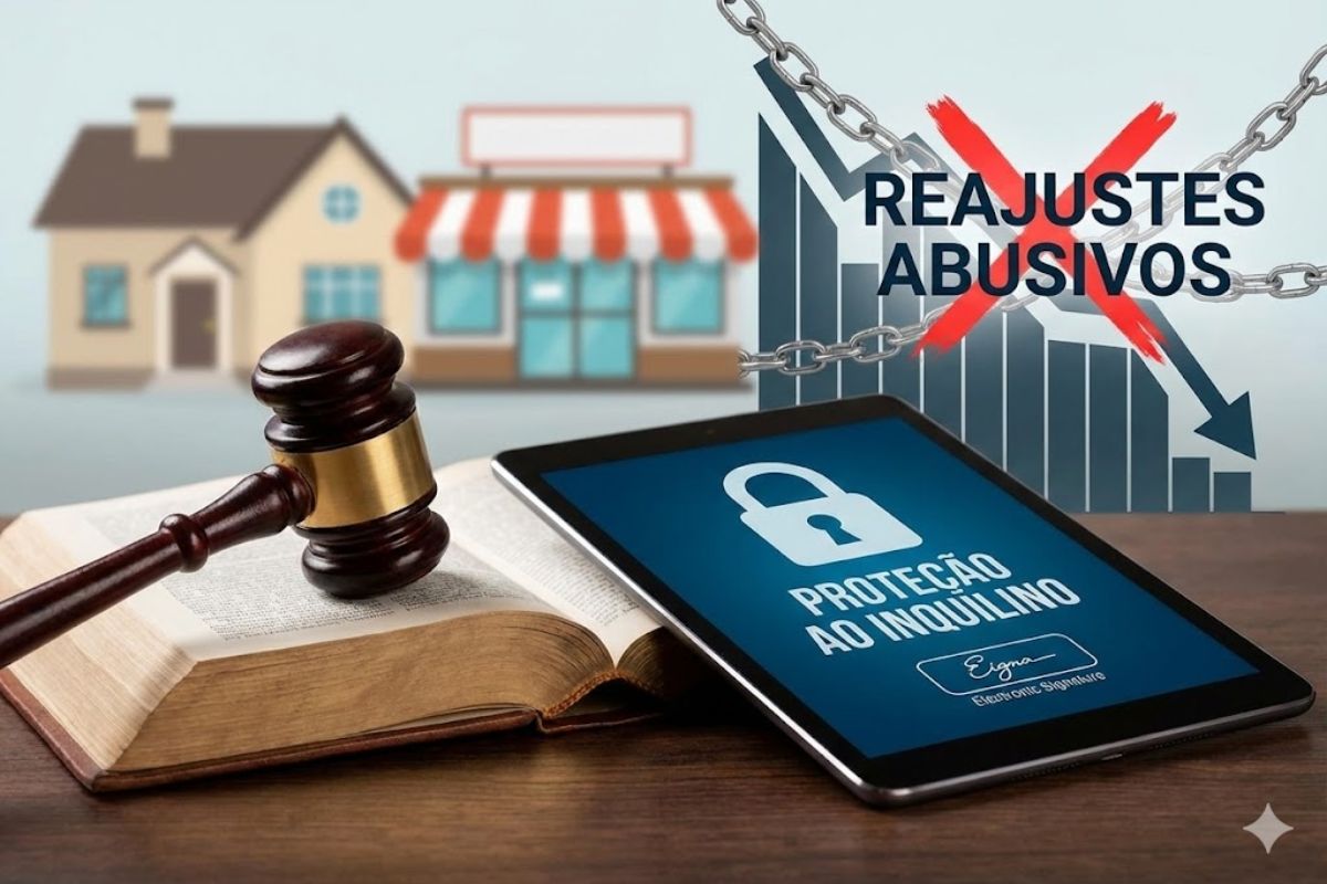 Entenda como a nova Lei do Aluguel exige contrato escrito, valida assinatura digital, aplica multa proporcional na saída antecipada e reforça a proteção dos inquilinos em locações residenciais e comerciais.