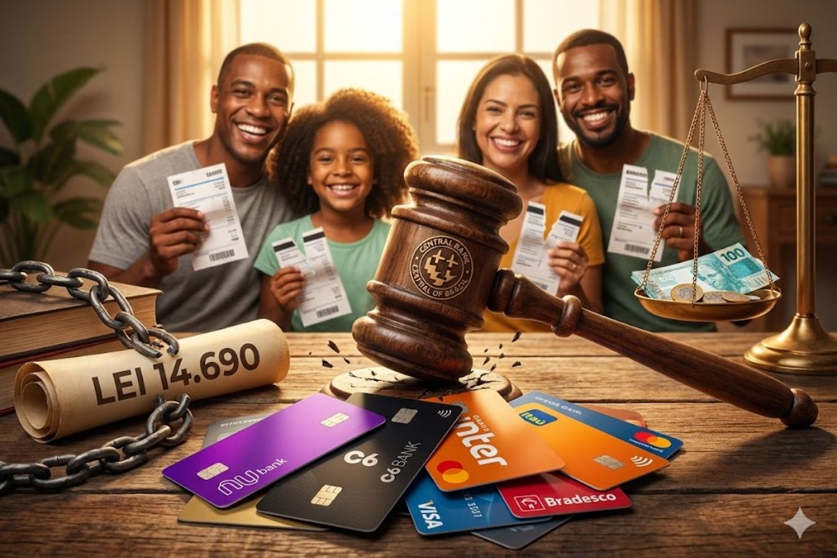 Com a nova lei 14.690, o Banco Central limita a dívida no cartão de crédito, freia o crédito rotativo, pressiona bancos e tenta conter o avanço do endividamento no país.