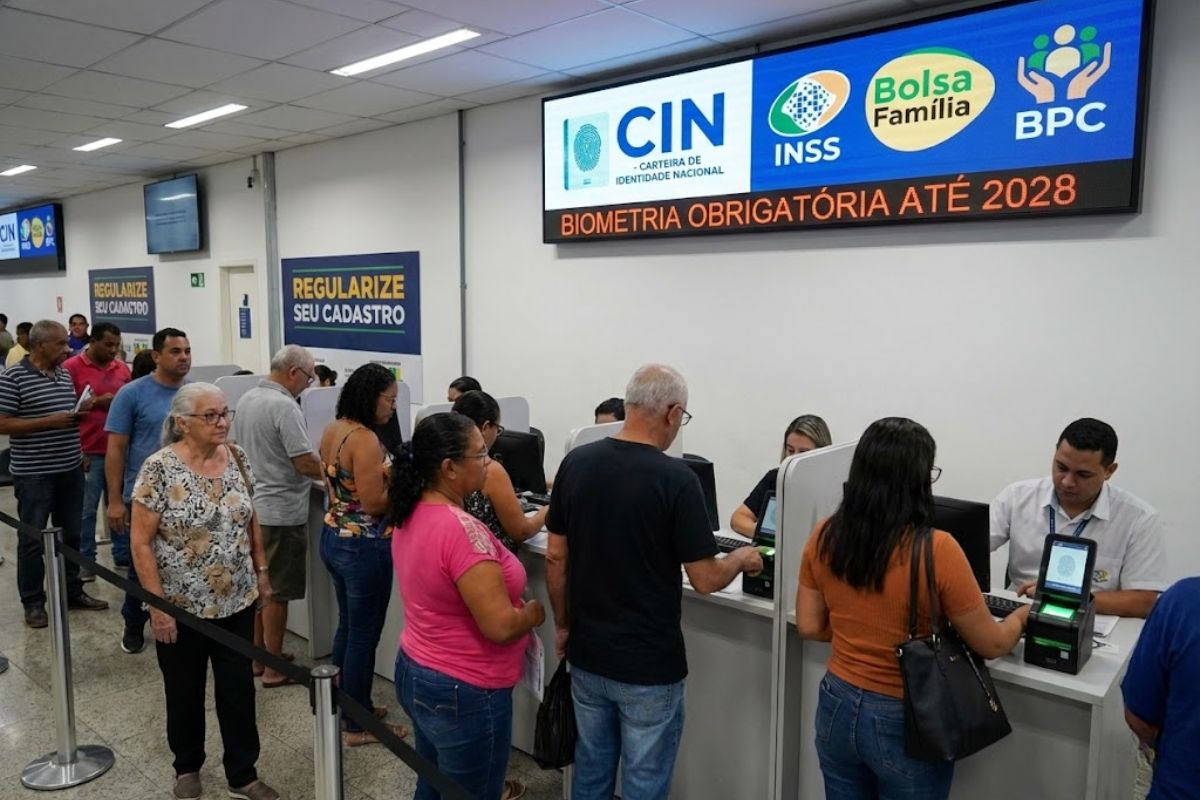 Novo RG nacional passa a exigir biometria vinculada à CIN em benefícios da Seguridade Social; quem depende do INSS e do Bolsa Família terá de ajustar documentos até 2028.