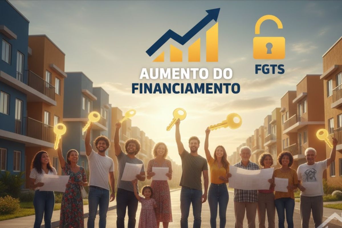 FGTS decide ampliar financiamento do Minha Casa Minha Vida, elevando o teto dos imóveis populares e ajudando famílias de baixa renda a comprar casa própria.