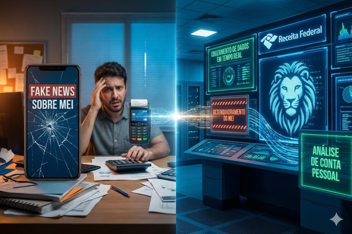 Receita Federal esclarece regra do MEI e diz que nem toda entrada na conta pessoa física é faturamento, mirando fraudes e desenquadramento.